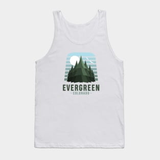 Evergreen, Colorado design Tank Top